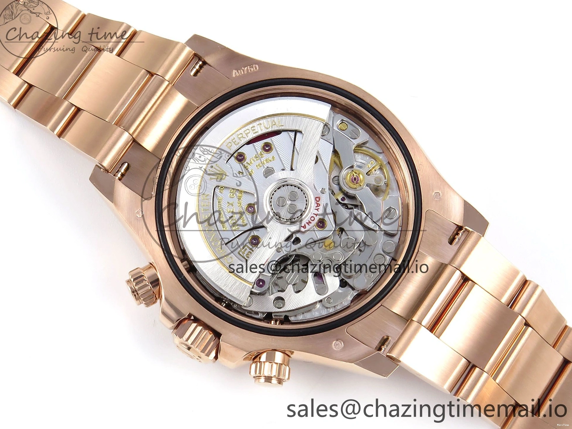 MiroTime 0507 Daytona 126505 APSF 1:1 Best Edition RG Black Dial on RG Braclet SH Sporty 730